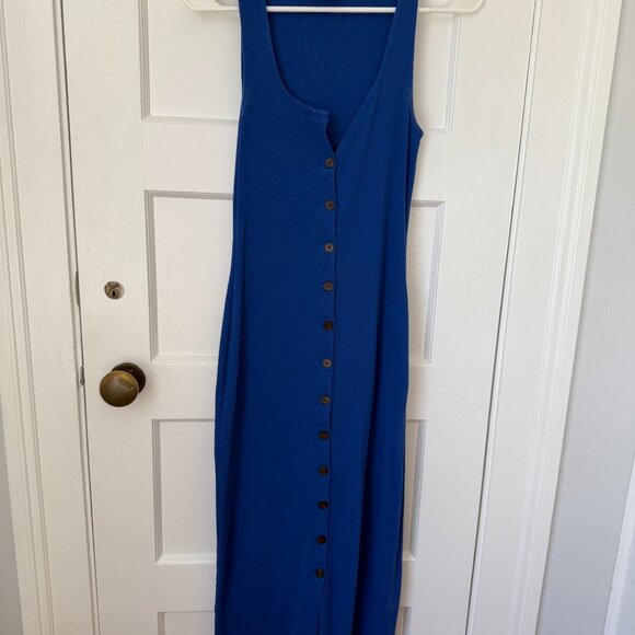 Sezane Fabiola Dress Luminous Blue - Size S - Picture 8 of 8